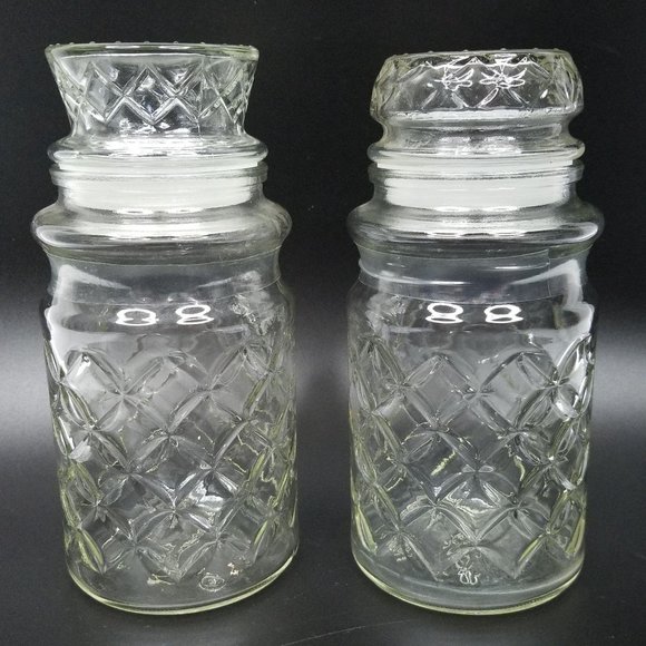 Vintage 1984 Planters Peanuts Jars Mr Peanut Glass - Picture 3 of 9